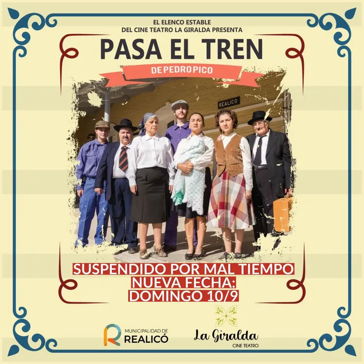 pasa el tren suspendida