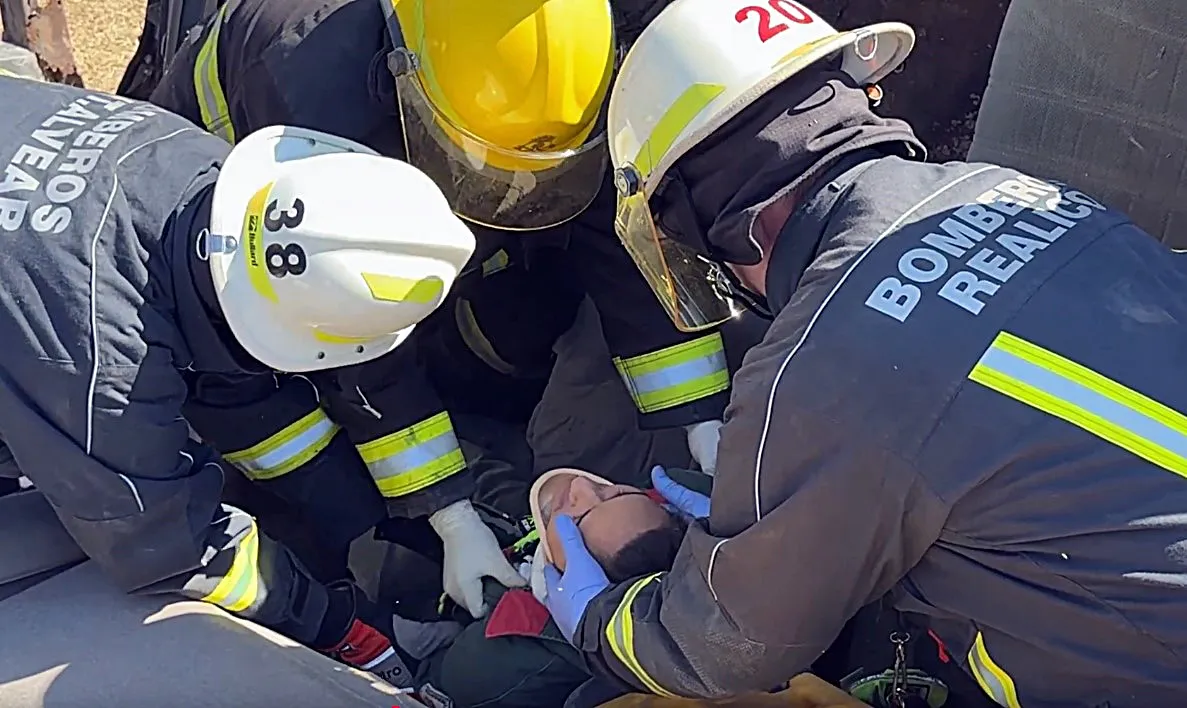 BOMBEROS VOLUNTARIOS REALICO ZONA I SIMULACRO 9