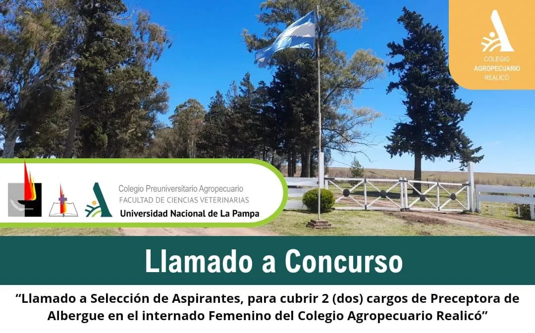 LLAMADO CONCURSO COLEGIO AGROPECUARIO