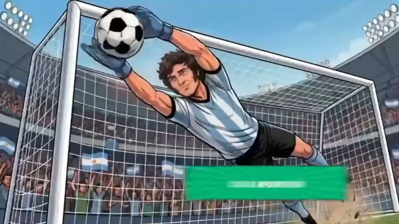 MILEI DIBUJO FUTBOL
