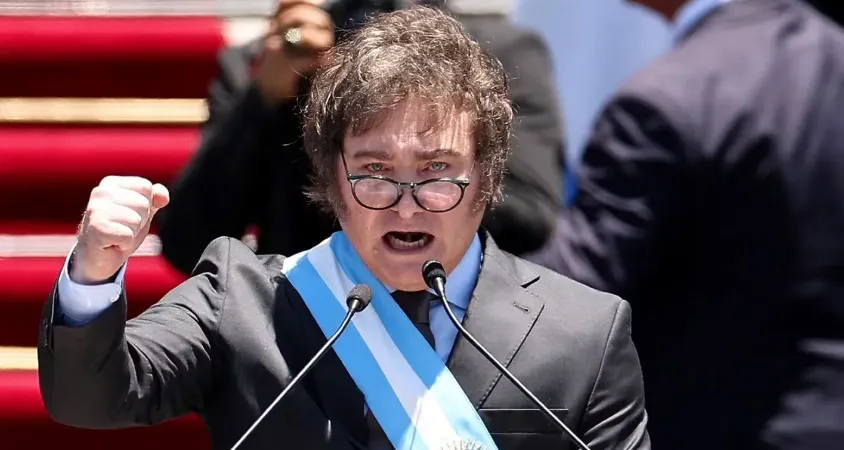 Milei puño