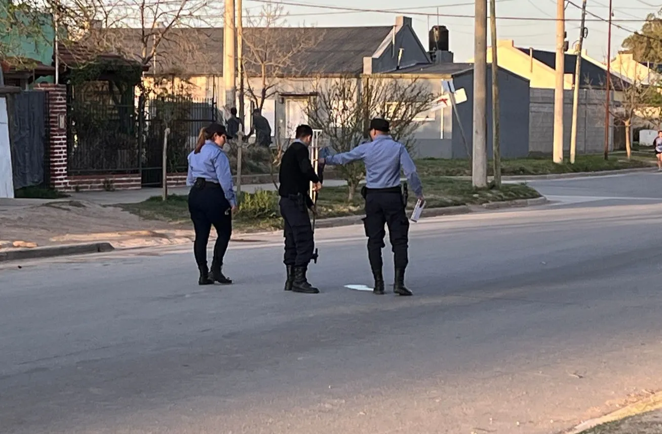 CHOQUE MOTO BICI NIÑA BARRIO NORTE 3