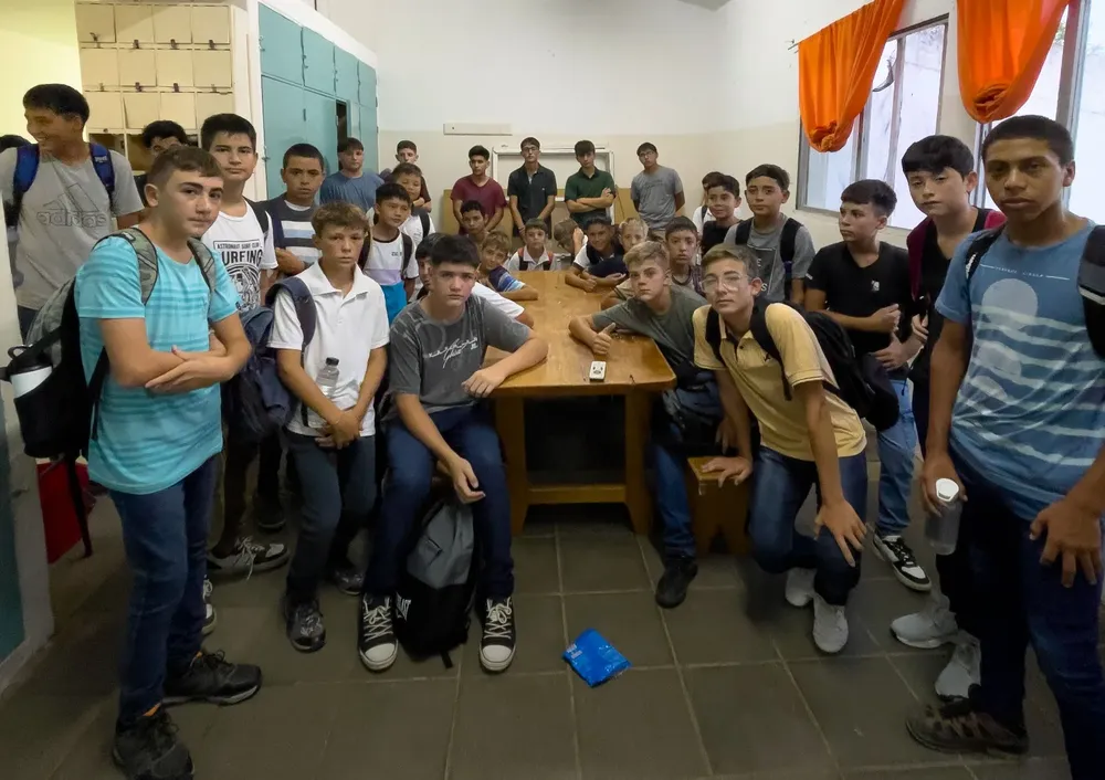 alumnos colegio agropecuario