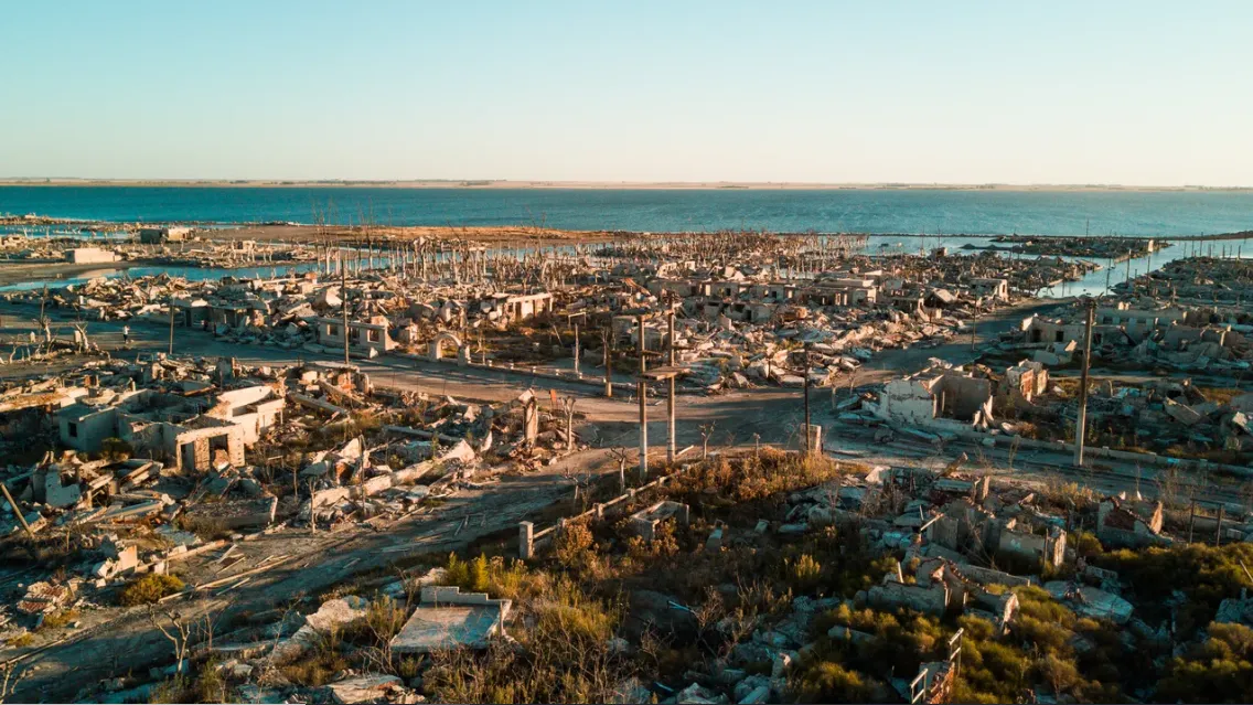 villa epecuen toda inundada