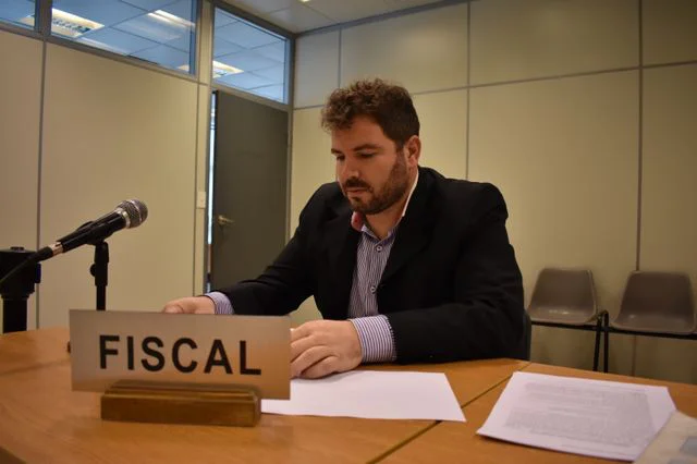 Walter Martos, de la Fiscalía de Delitos contra la Propiedad.