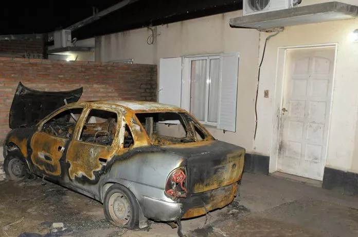 auto quemado