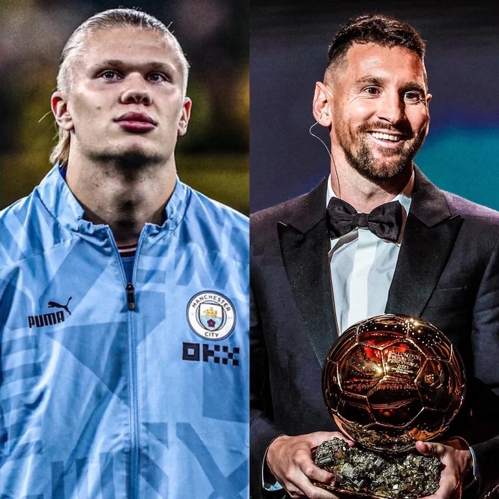 HAALAND HABLÓ DE MESSI