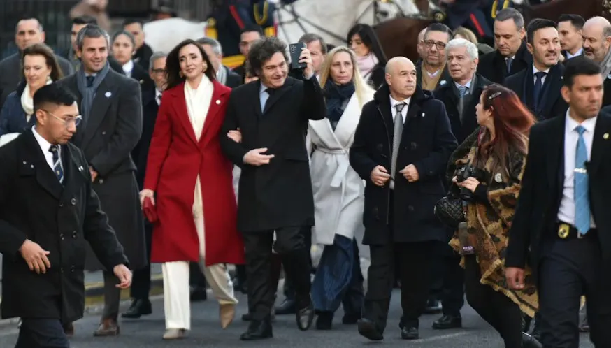 Milei Villaruel brazo