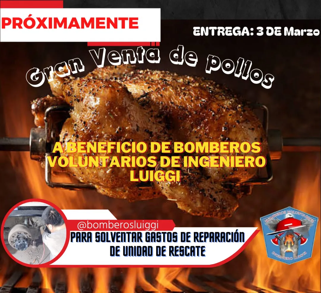 pollada bomberos