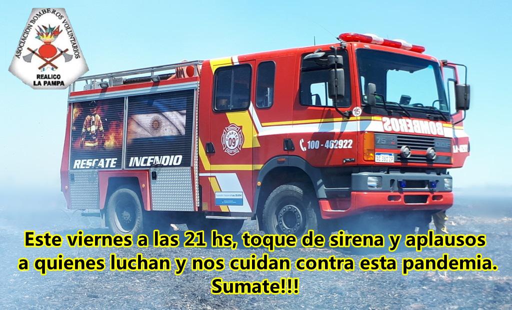 bomberos toque de sirenas