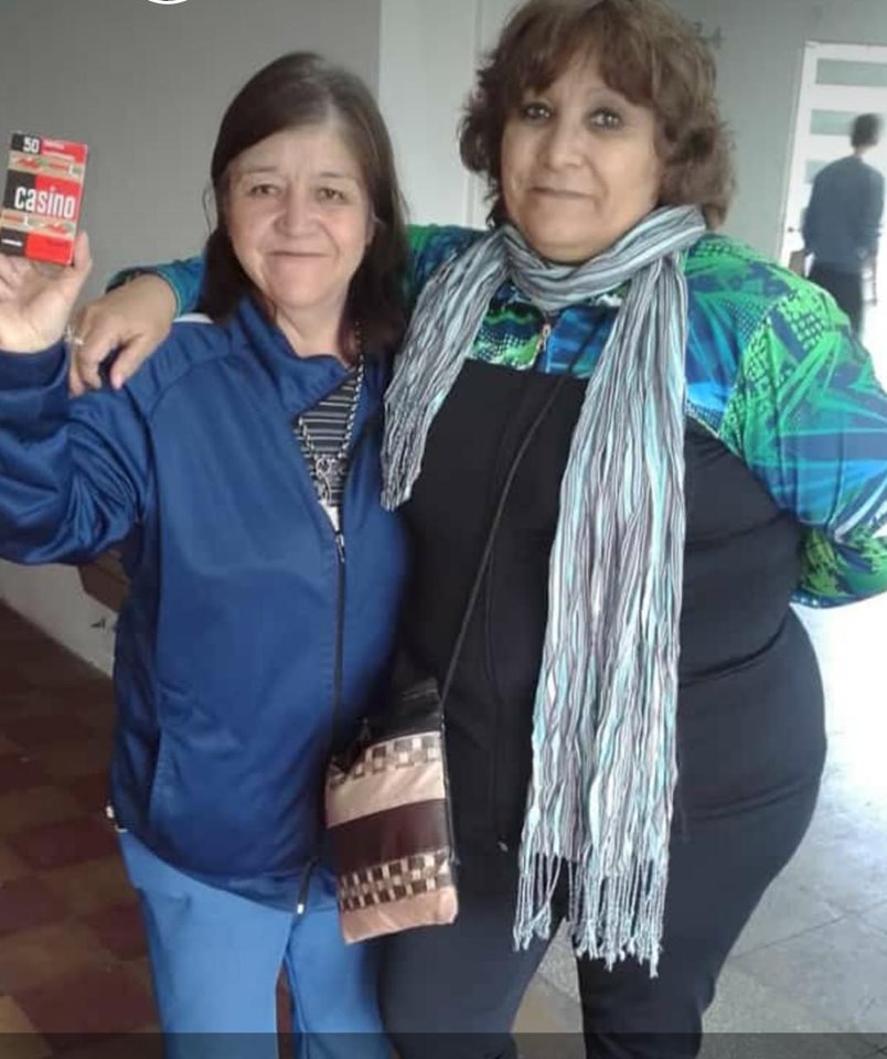 Sara Leal y su coordinadora