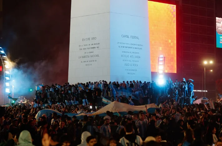Obelisco festejos
