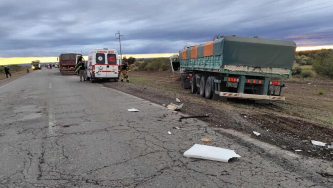 El Medanito choque camiones 2
