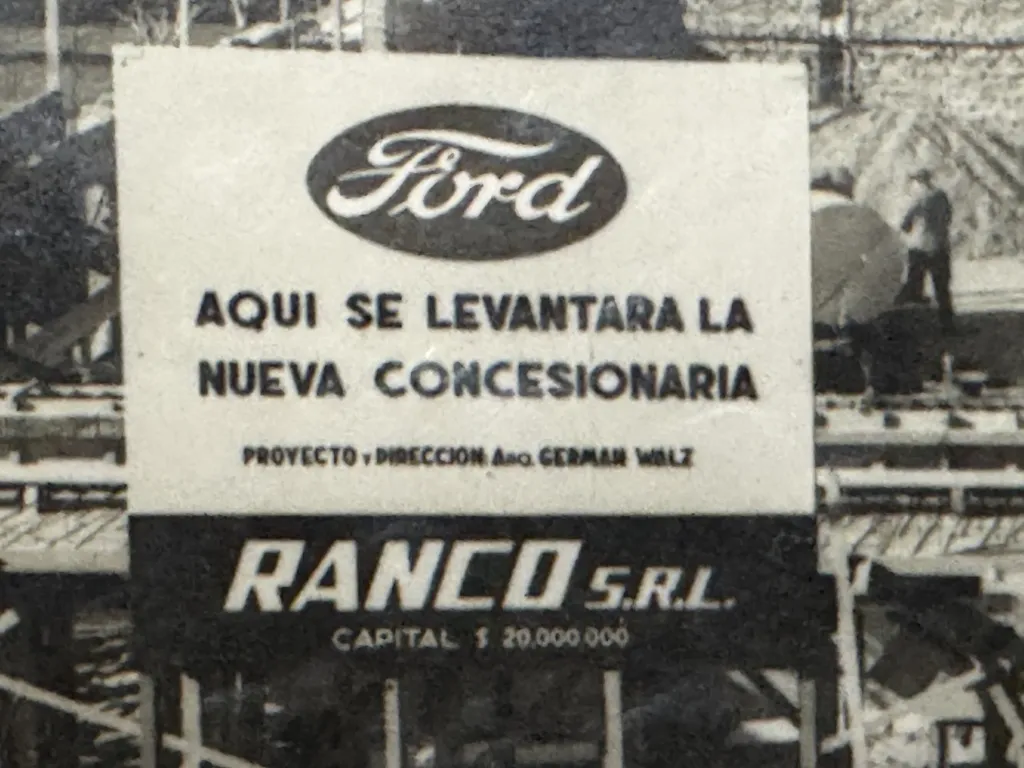 construcción La Ranco SRL detalle cartel FILE