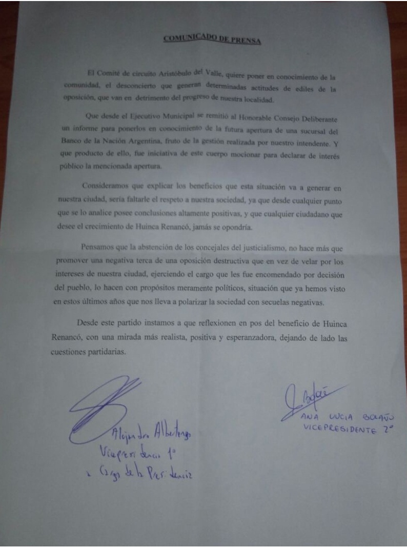 COMITE UCR NOTA BANCO NACIÓN