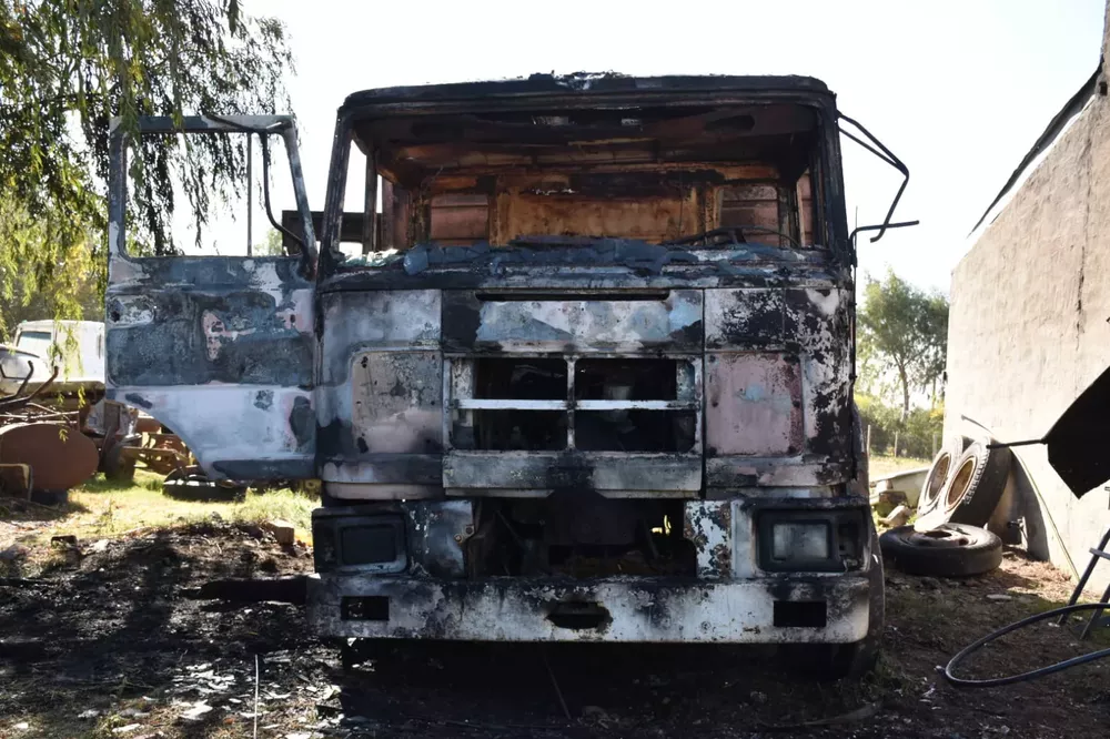 incendio camion
