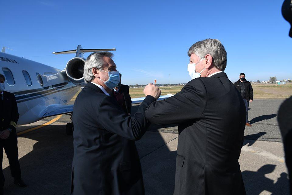 Ziliotto Fernandez en el aeropuerto