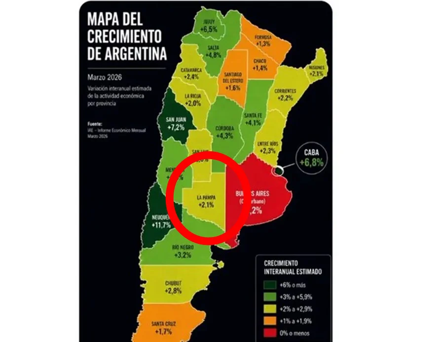 MAPA MILEI PAMPA