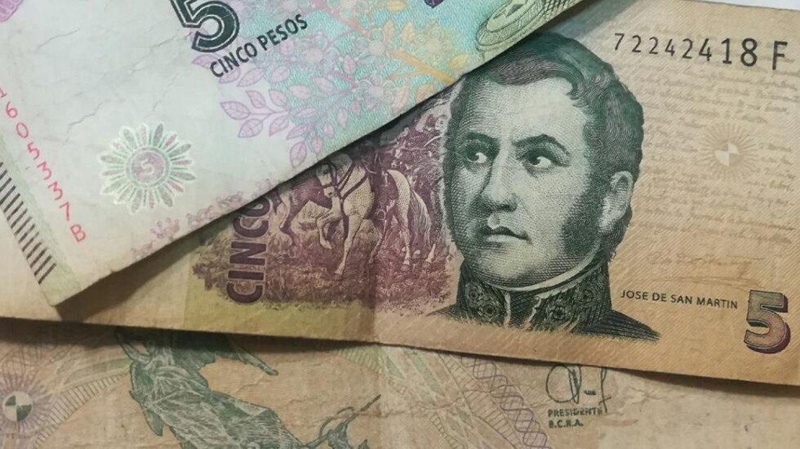 BILLETE DE 5 PESOS