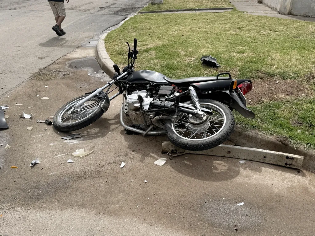 choque toyota moto realicó 12 a FILE