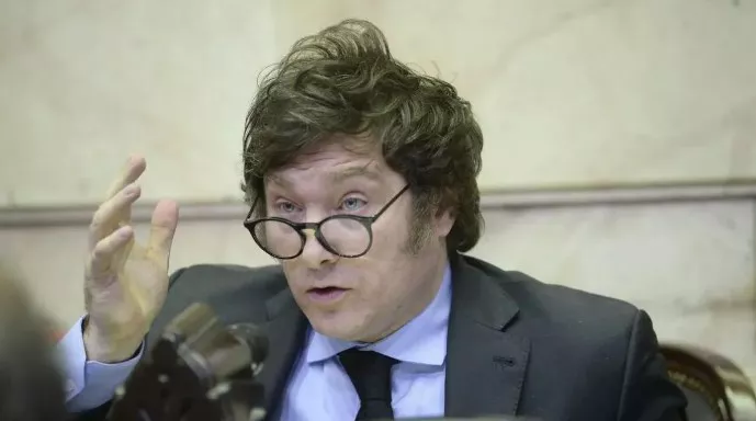 Javier Milei Senado
