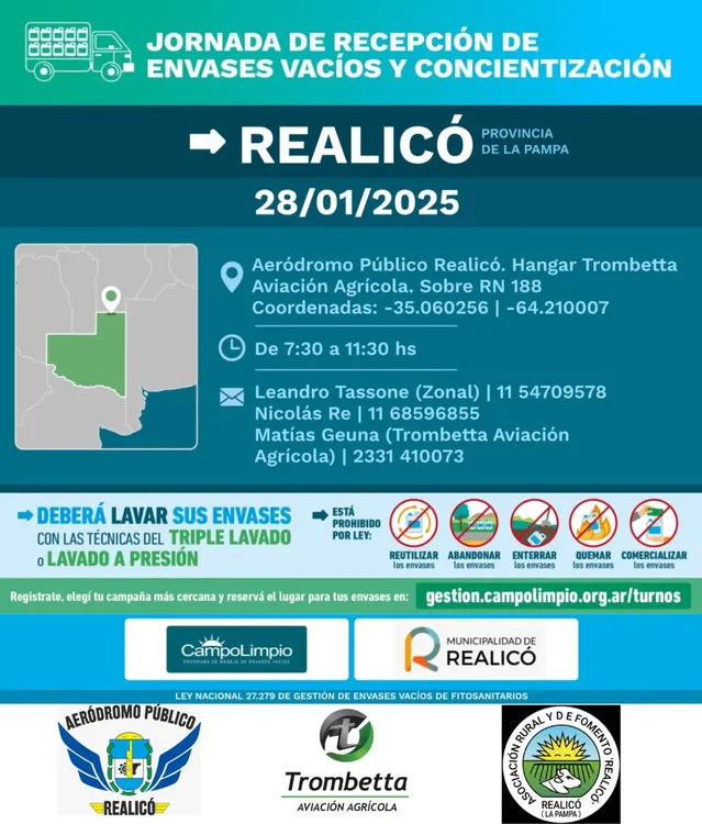 campaña 2025 campo limpio aeródromo