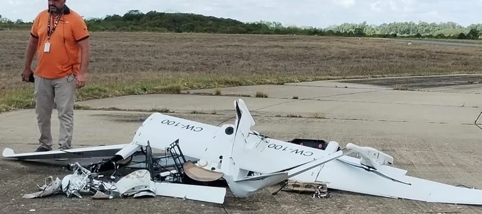 drone berni destruido