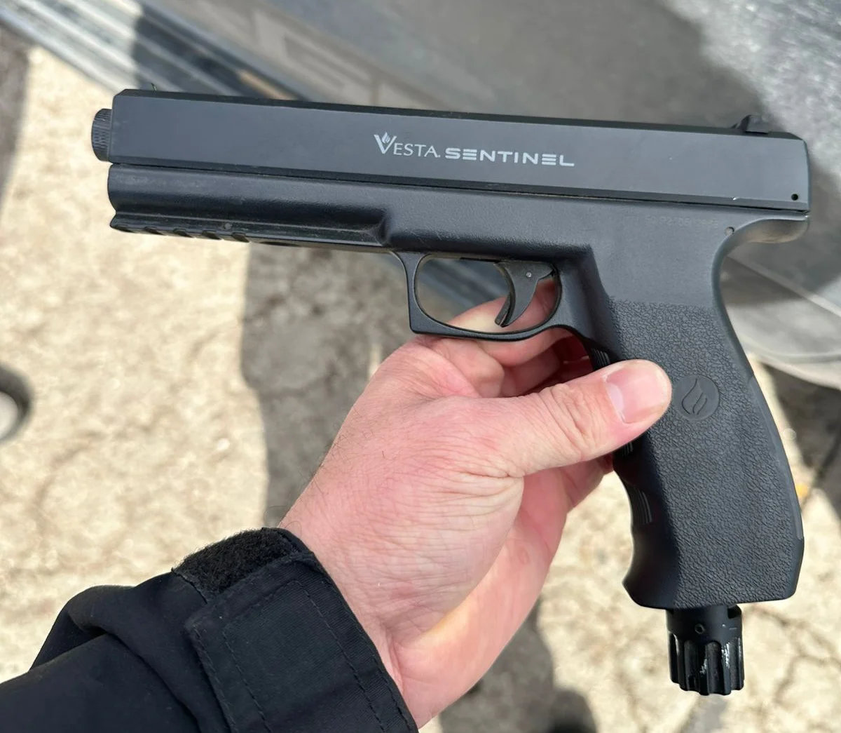 PISTOLA GAS PELEA CONDUCTORES