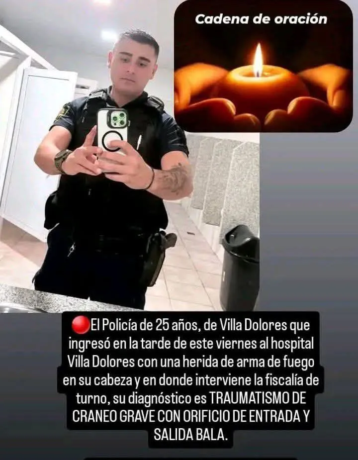 TONY POLICIA DISPARO