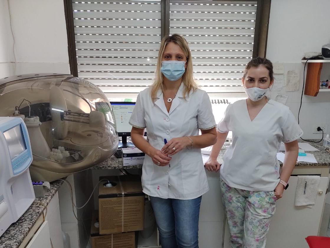 Laboratorio del Centro Médico de Realico - Profesionales Vanina Bogino - Sofía Mandrile