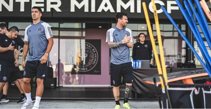 messi y suarez en miami