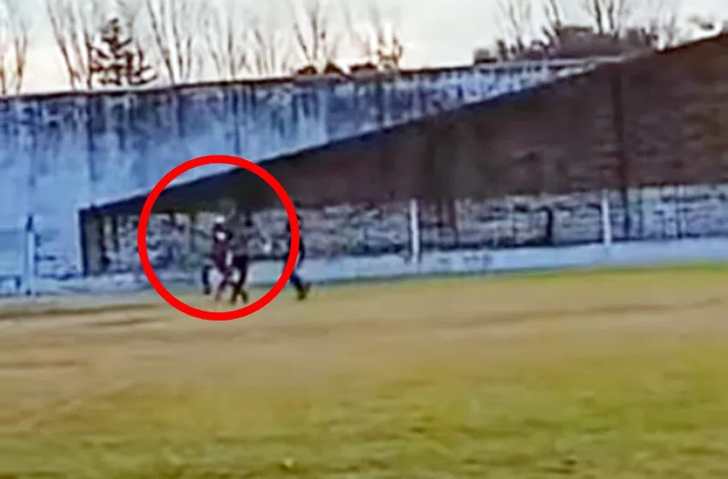 GOLPE ARQUERO A JUGADOR AGRARIO CIRCULO