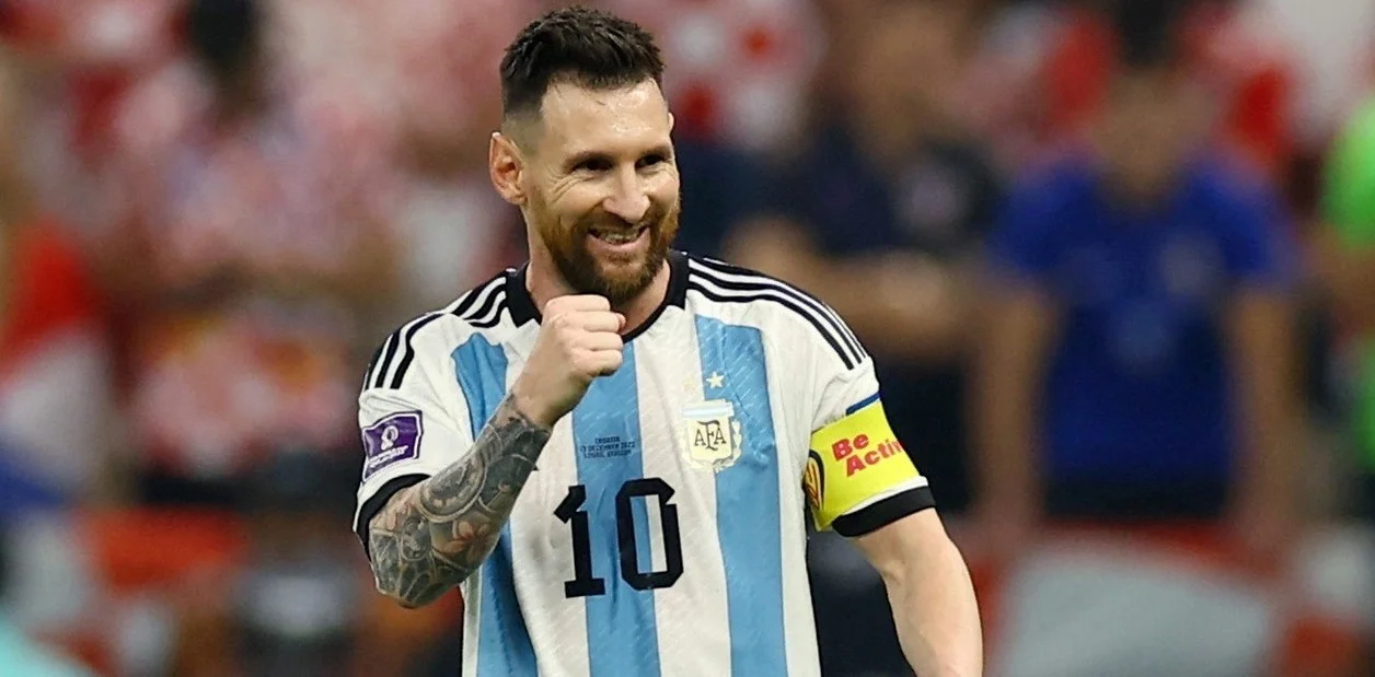 Messi festejo