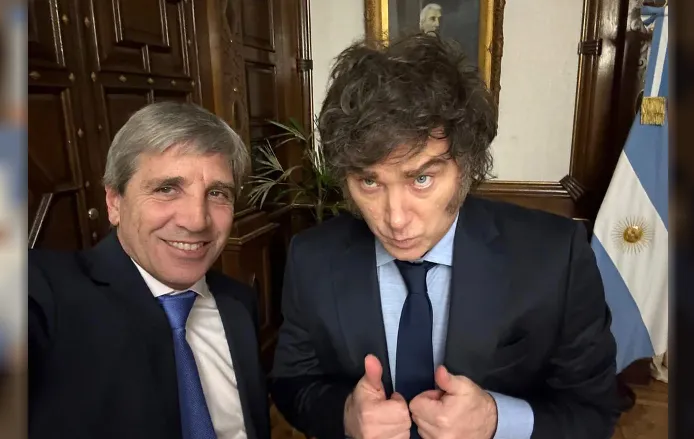 Milei y Caputo