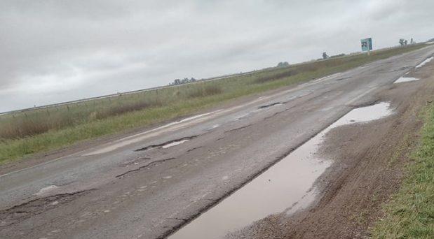 Ruta Nacional 188 tramo que deberá reparar el municipio local