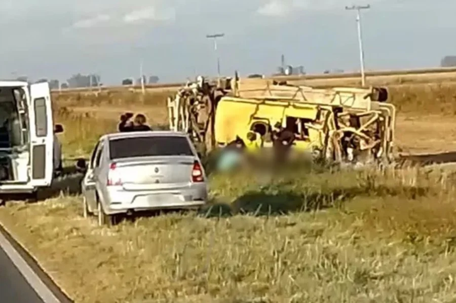 fumigadora volcada
