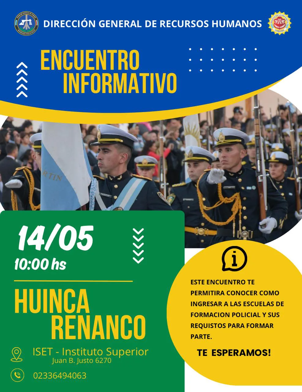 policía cordoba charla ingreso 1