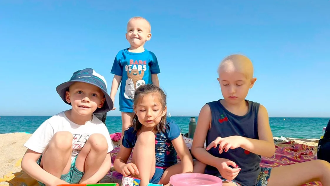 Guada en Barcelona playa