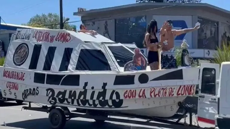 El yate de Insaurralde