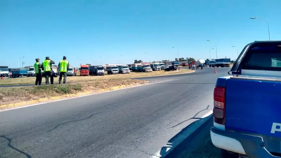 protesta camioneros