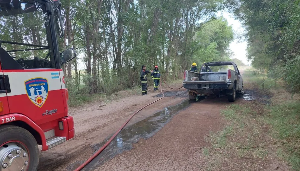 incendio camino vecinal