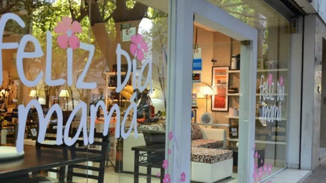 vidriera Día de la Madre