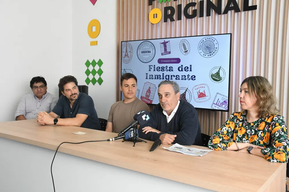 Fiesta del inmigrante anuncio