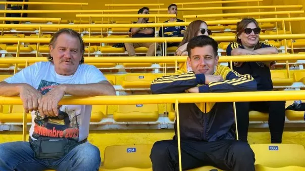 aa abuelo y papa de Lucio en la Bombonera
