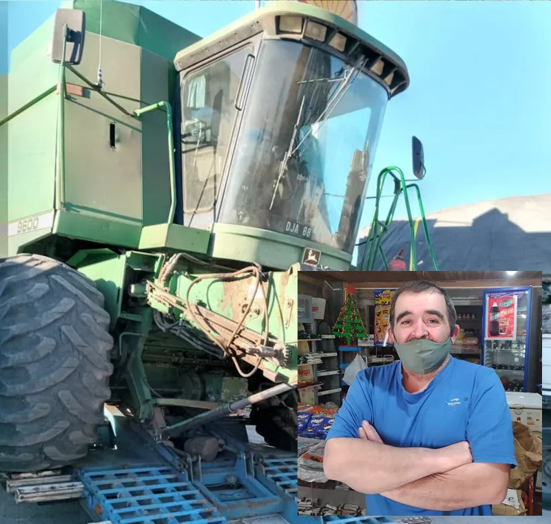 cosechadora secuestrada robles