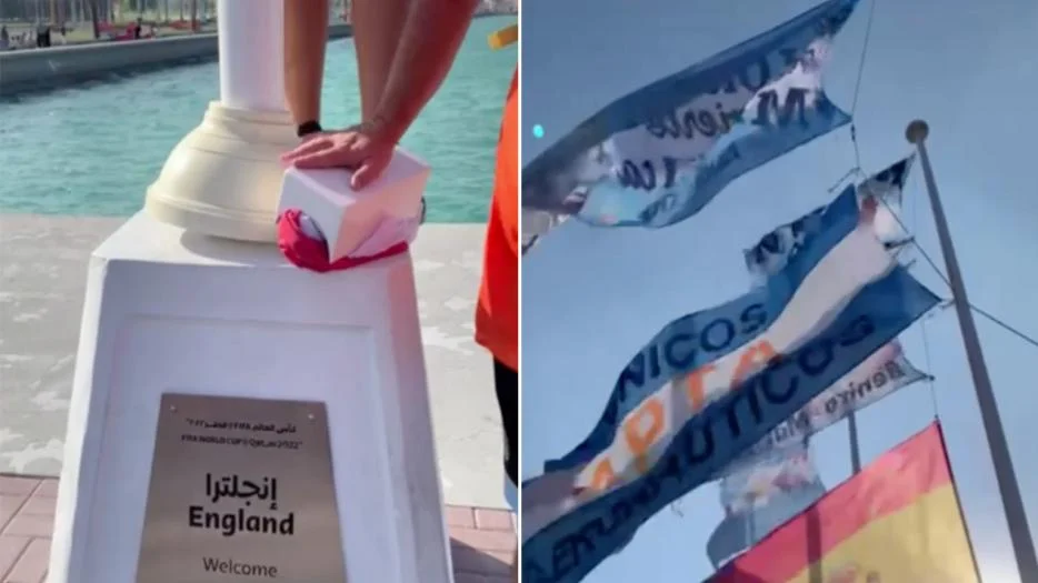 los_hinchas_argentinos_bajaron_la_bandera_de_inglaterra_y_subieron_la_argentina_en_doha