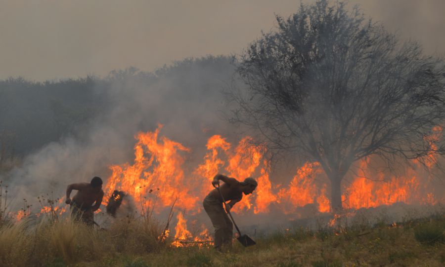 incendio Telén