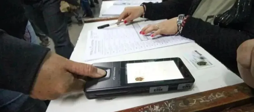 voto huellas dactilares