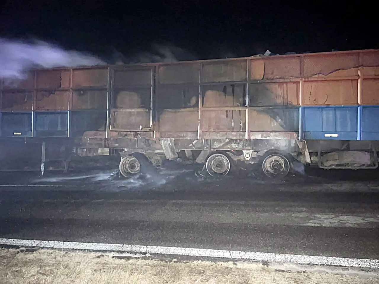 ruta 188 camion incendiado 4