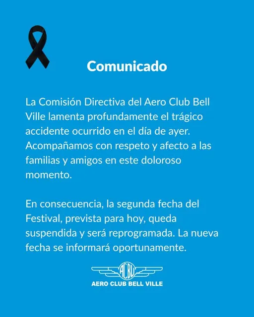 COMUNICADO ACCIDENTE FATAL